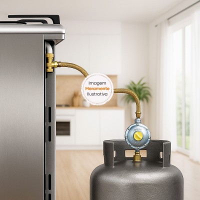 Regulador de Gás Doméstico 506/01 BT Aliança – 2kg/h | Para Botijão GLP 13kg