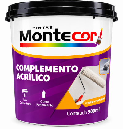 Massa Acrílica Montecor 1/4 900 ml