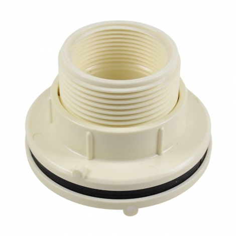 Kit 3 Adaptador Flange 1.1/2" Roscável PVC Krona para Caixa D’Água