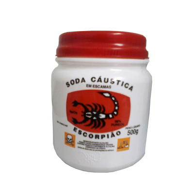 SODA CAUSTICA 500G ESCORPIAO C24
