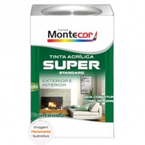 Tinta Acrílica Super Standard Montecor – Branca | 18L