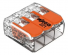Conector Emenda WAGO 221 3 Derivações até 4mm²