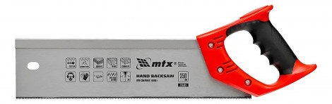errote de Costa para Madeira 350mm MTX Ref. 231499 com Cabo Ergonômico e Dentes Temperados