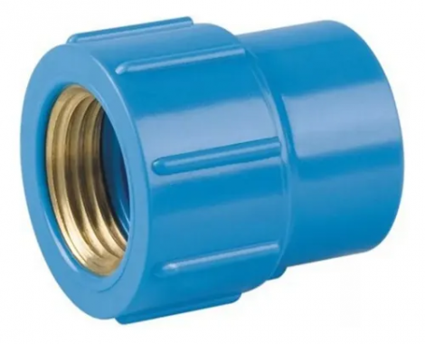 LUVA SOLDAVEL C/BUCHA LATAO 20 X 1/2 AZUL KRONA