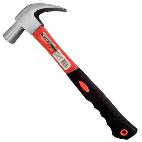 Martelo de Unha 27 mm MTX com Cabo de Fibra de Vidro Emborrachado