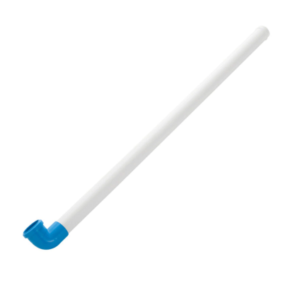 Tubo de Descida para Válvula de Descarga com Joelho Azul 38mm x 0,83m