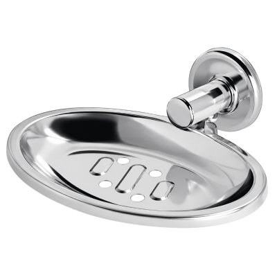 Saboneteira Oval em Aço Inox Iguatemi Ref. 5000602