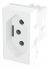 Módulo Tomada 2P+T 20A 250V FAME 1428 Evidence/Modulare/Blanc Mais