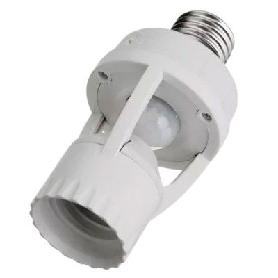 SUPORTE PARA LÂMPADA COM SENSOR DE MOVIMENTO LUATEK