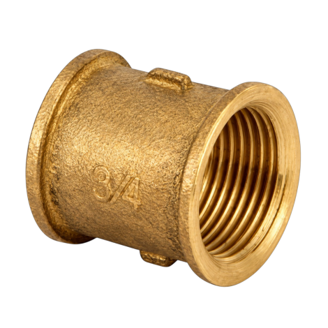 Luva de Latão 1/2" Amarela Furkin Ref. 1952