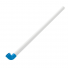 Tubo de Descida para Válvula de Descarga com Joelho Azul 38mm x 0,83m