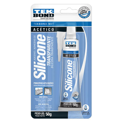 SILICONE ACETICO 50G BST TRANSPARENTE