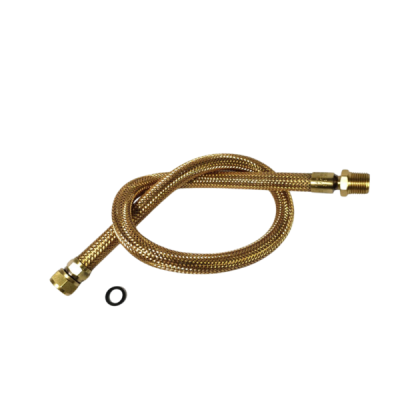 Tubo Flexível para Gás 800mm – Conexão Metálica para GLP e Gás Natural | Tokari