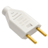 Plugue 2P Junção Macho 10A 250V Cinza Sobrepor FAME 1419