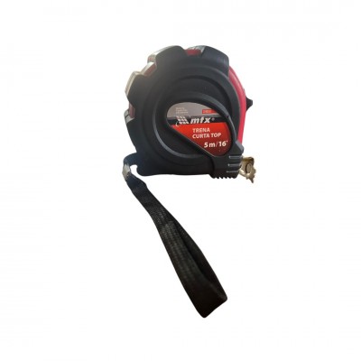Trena Curta MTX TOP 5m x 16' Ref. 310055 com Fita Metálica e Corpo Emborrachado