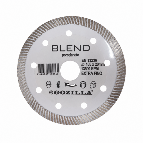 Disco para Porcelanato 20mm Extrafino Gozilla