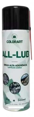 Spray All Lub Graxa de Alta Aderência ColorArt 300ml – Lubrificante Sintético Sem Resíduos