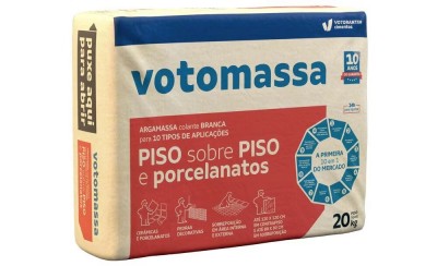 Argamassa Piso Sobre Piso Branca Votoran PSP 20kg – Interno e Externo