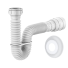 Sifão Tubo Extensível Branco com Suporte para Ajuste Censi 7150
