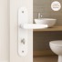 Fechadura Stam 824/33 Espelho Branco – Para Banheiro,
