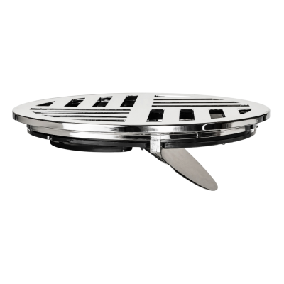 Grelha Max Automática Redonda 10cm Cromada Estrela