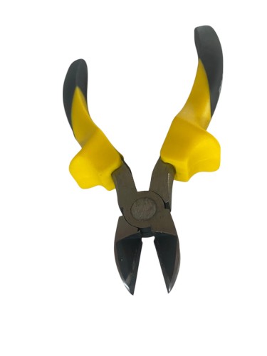 Alicate de Corte Diagonal 6" Brasfort – Polido, Aço Carbono, Cabo Emborrachado