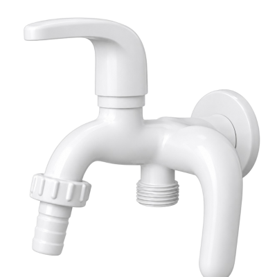 Torneira AcquaFam 1/4 de Volta Branca para Tanque/Máquina Fame