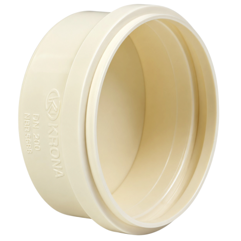 Cap para Esgoto Primário PVC 200mm Krona