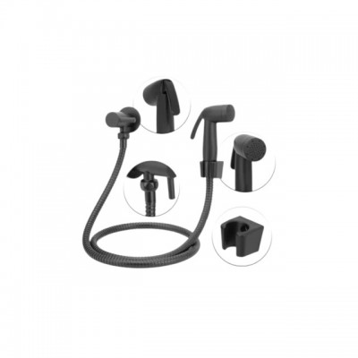 Ducha Higiênica Iguatemi Sofist Black 1/4 de Volta com Gatilho ABS – Ref. 1430500
