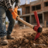 Chibanca (picareta) com Cabo Tenace para Construção Civil e Jardinagem
