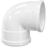 Joelho 90° para Esgoto 75 mm Branco Krona