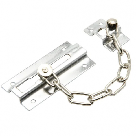 Fecho Pega-Ladrão Cromado Brasfort para Portas e Portões