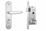 Fechadura Externa Stam 804/33 Cromada com Espelho em Inox