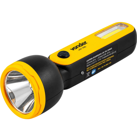 Lanterna Recarregável 80/100 Lúmens LRV 100L Vonder 8075080100