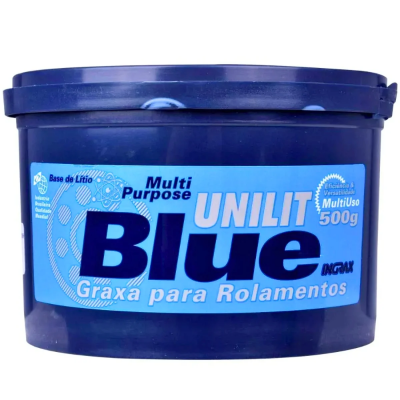 Graxa Lubrificante Azul à Base de Lítio 500g Ingrax para Uso Automotivo e Geral