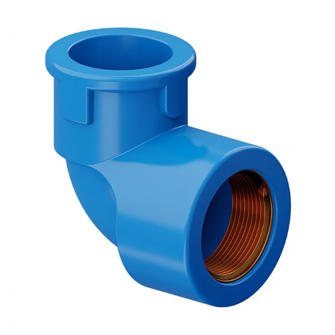 Joelho 90° Soldável 25mm com Bucha de Latão 3/4 para Conexão Hidráulica