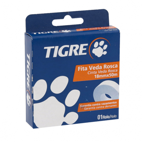 Veda rosca 18mm x 50m tigre