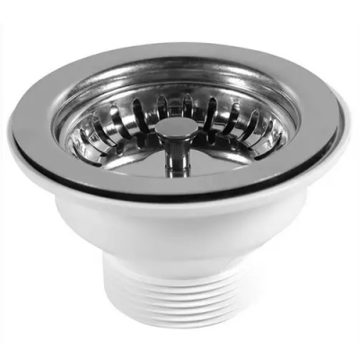 VALV AMERICANA INOX PORCA METAL BRANCA 3.1/2