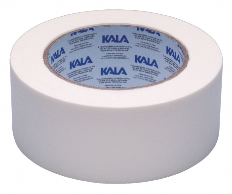 Fita Crepe 48mm x 50m Kala para Uso Geral e Pintura