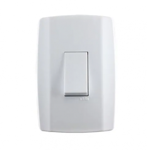 Conjunto Interruptor Paralelo 10A 250V Vertical Slim Ilumi