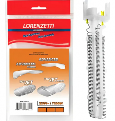 Resistência Advanced e Top Jet Multitemperaturas 220V 7500W Original Lorenzetti