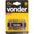 Jogo de Bits Vonder 10 Peças 1/4" Aço CrV Profissional