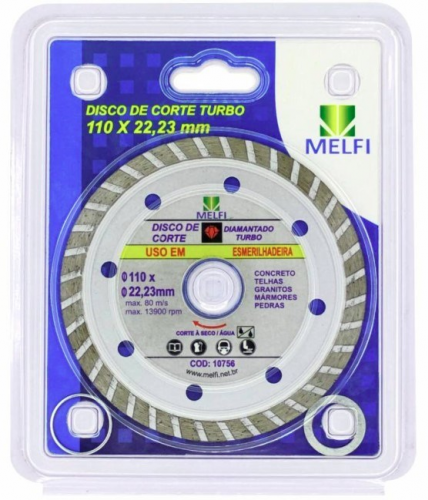 DISCO CORTE TURBO 110X22,23MM