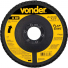 Flap Disc Cônico 4.1/2" (115 mm) Grão 80 Costado em Fibra de Vidro Vonder