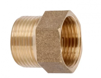 Aumento de Latão Curto 1/2 Furkin para Ajuste de Ponto Hidráulico