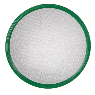 Peneira para Arroz/Areia Aro 55 cm Plástico Verde Telas MM