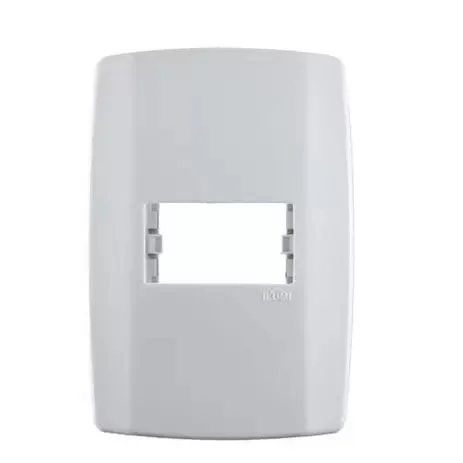 PLACA 4X2 1 MODULO HORIZONTAL C/ SUPORTE SLIM