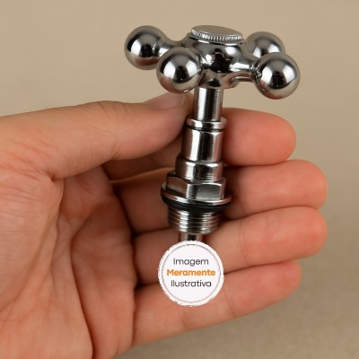 Cabeçote com Chaveta CR R02 – Furkin Metais Sanitários (Ref. 1469)