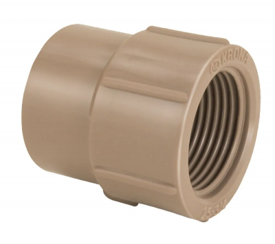 Luva PVC Rosca x Cola 25mm 3/4 Krona para Água Fria