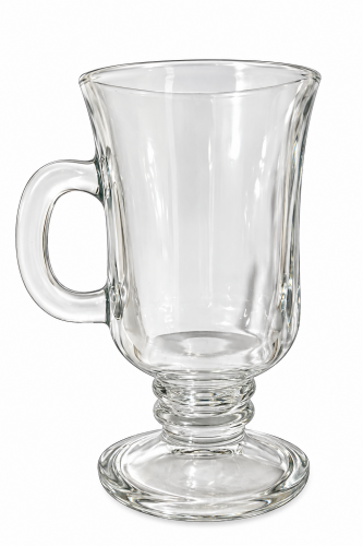 Caneca Irish Coffee de Vidro Transparente 250 ml
